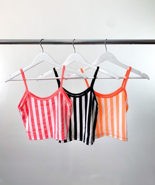 Top musculosa rayada