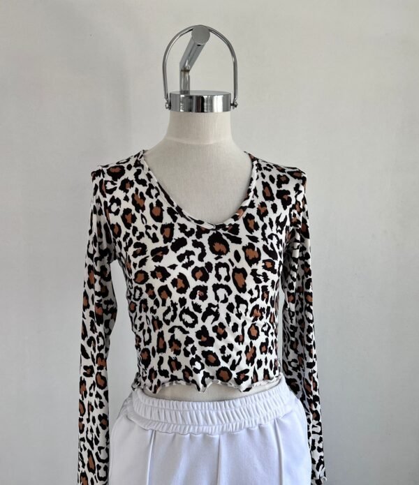 Top Frida Animal Print