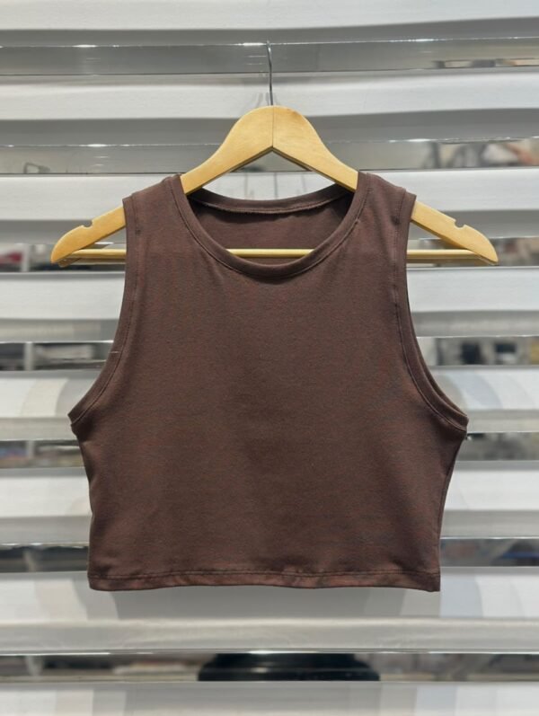 Musculosa Brownie - Algodón Lycra premium