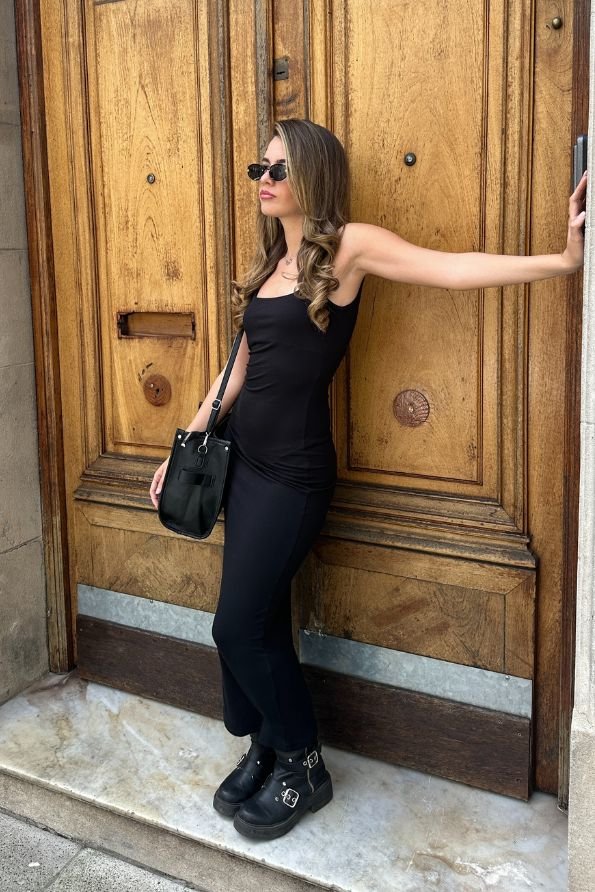 Vestido tirita largo - Viscosa