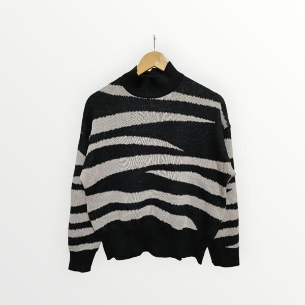 Sweater media polera Cebra