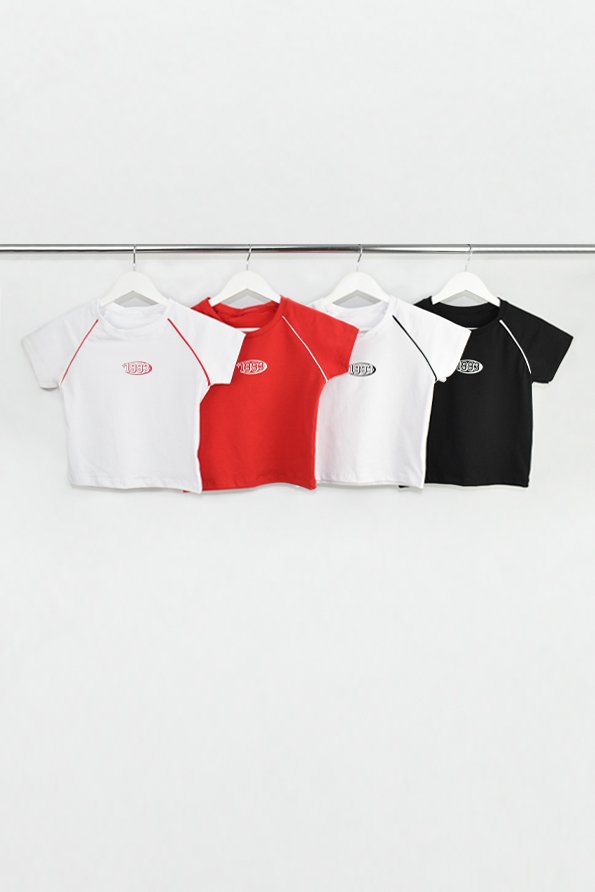 Remera ranglan con vivos 1993 - Algodon lycra