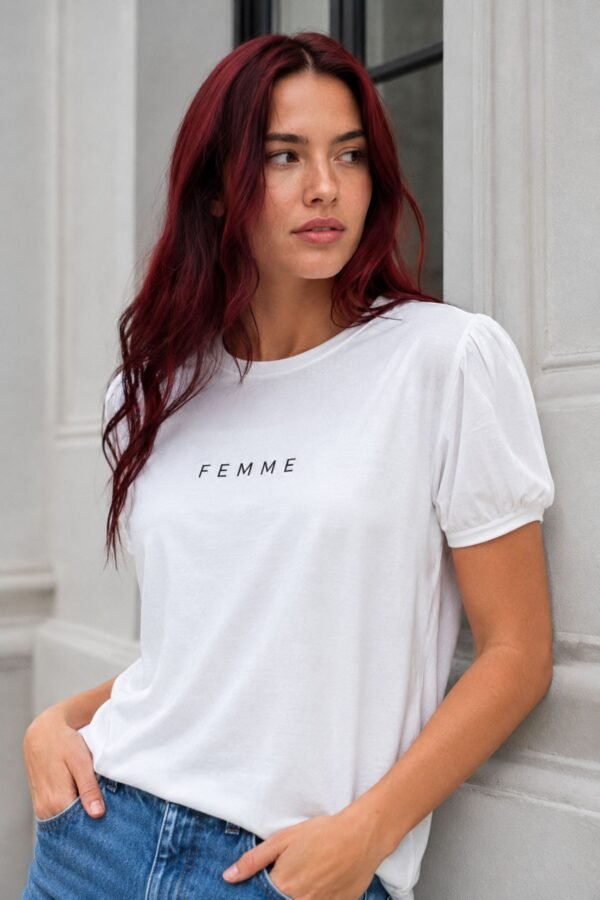 Remera Bubble Femme - Modal Soft