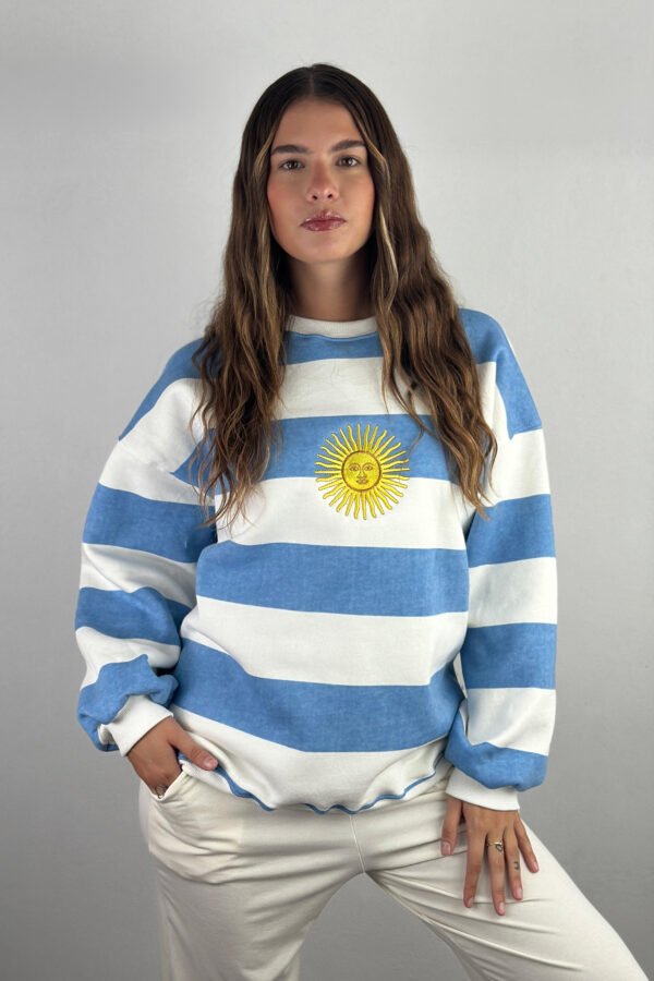 Buzo over Vanir Sol de mayo - Frisa rayado