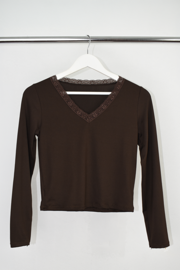 Camiseta Frida c/puntilla - Modal Soft