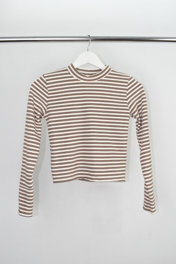 Camiseta Baby tee MP - Darlon rayado