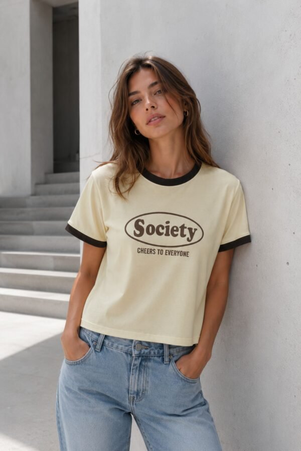 Remera Carolina Boxy Society - Soft Premium