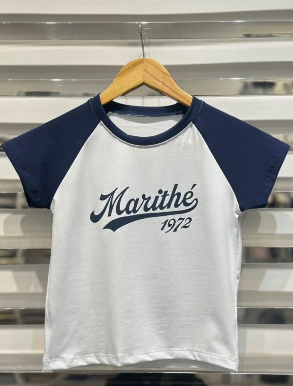 Remera ranglan Marithe - Algodon lycra premium